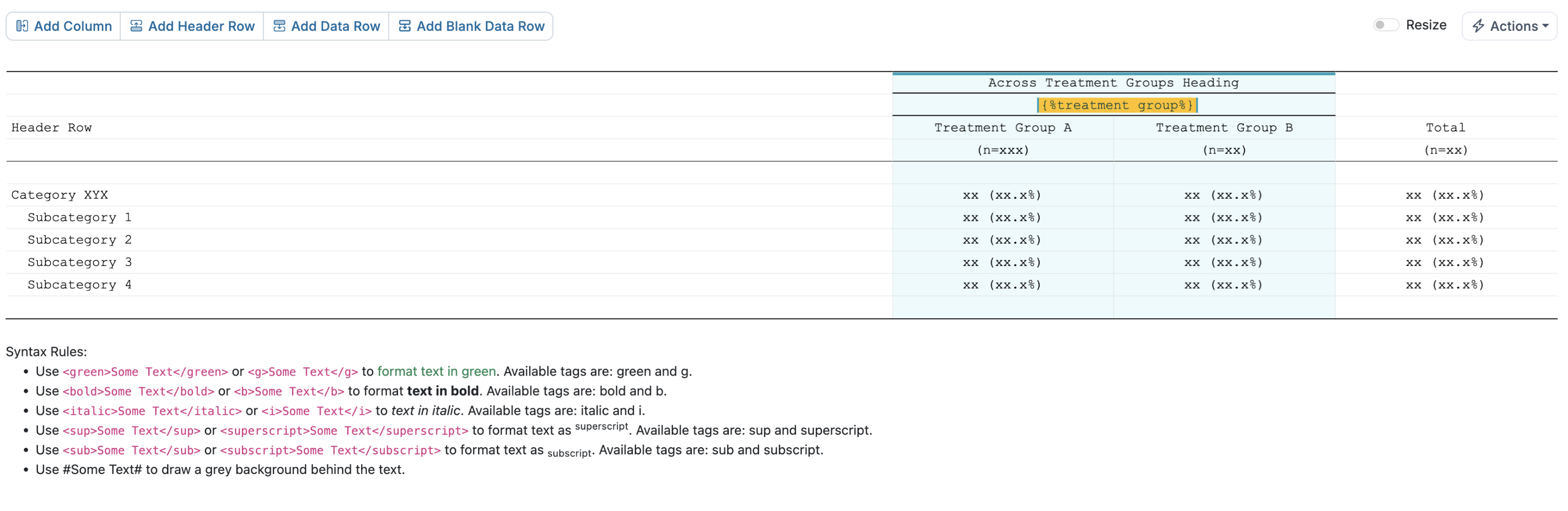 Parameter system with replacement and conditional parameters