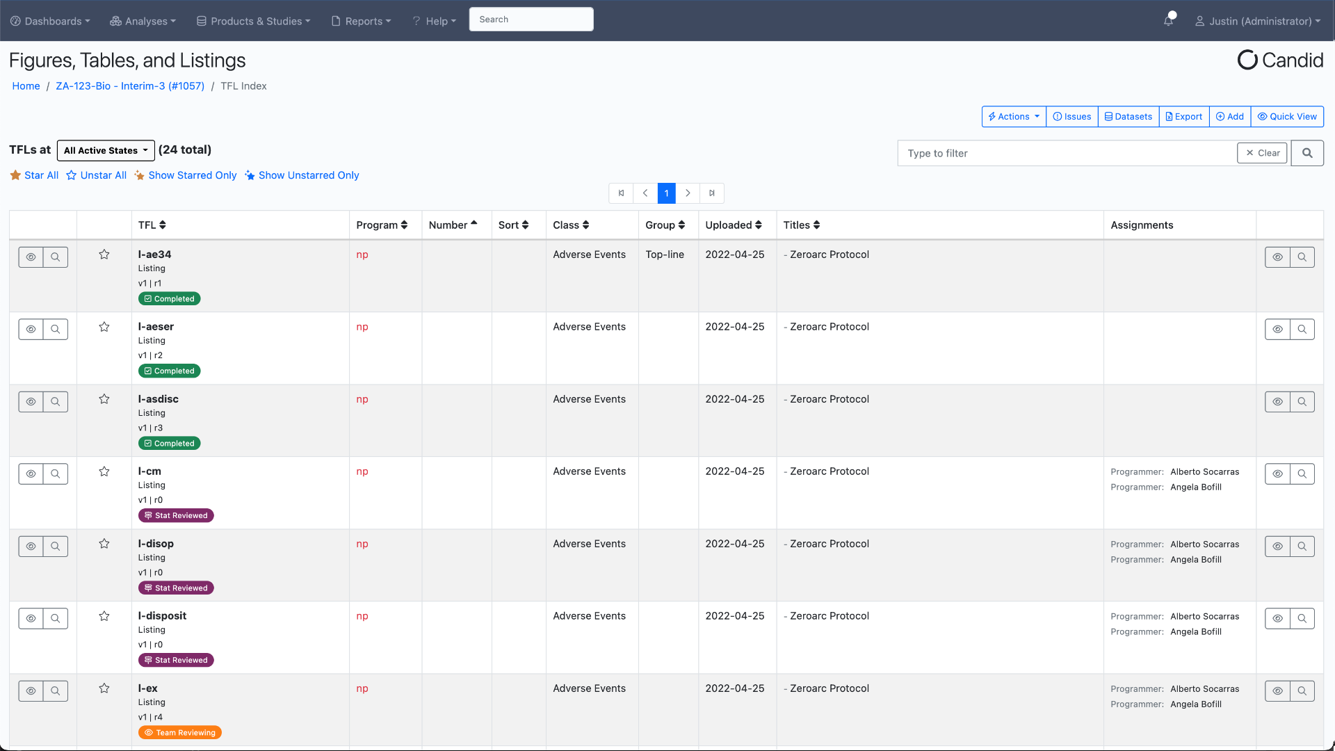 Store Metadata - Candid application screenshot